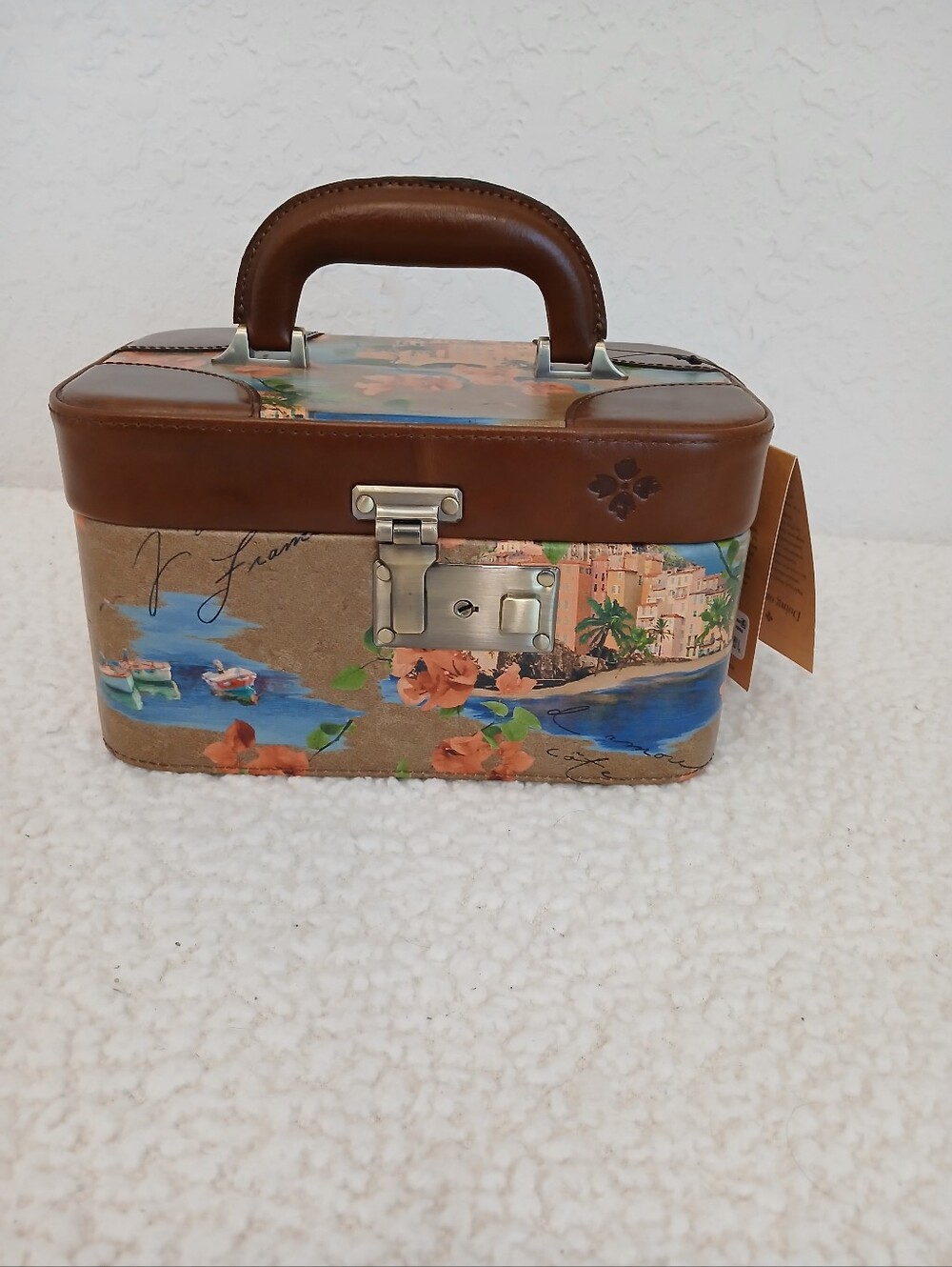 Patricia Nash Brescia Train Case In French Riviera NWT
